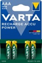 4 аккумулятора Varta Ready2use R03 AAA емкостью 1000 мАч