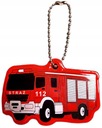 Светоотражающий кулон Светоотражающий брелок ПОЖАРНАЯ МАШИНА ПОЖАРНАЯ МАШИНА