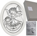 СЕРЕБРЯНАЯ КАРТИНА АНГЕЛ-ХРАНИТЕЛЬ 6353 10,5х8,5см ГРАВИВА