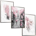 50x40 КАРТИН РАМА ПОСТЕР РАМА БОХО ПАРИЖСКИЕ ЦВЕТЫ