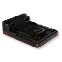 Корпус Argon NEO 5 Black Red для Raspberry Pi 5 с вентилятором PWM