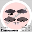 Brzdové doštičky ZIMMERMANN 25683.200.2 8V0698151 Výrobca dielov Zimmermann