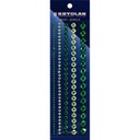 BODY JEWELS GREEN Украшения для лица и тела Kryolan