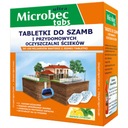 Таблетки Microbec для септиков и очистных сооружений бытовых сточных вод, 20 г, лимон