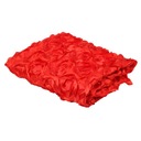 140*190 cm Rose Flower Wedding Floor Dywan Czerwony