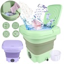 МИНИ-СТИРАЛЬНАЯ МАШИНА 8Л, ПОРТАТИВНАЯ МАЛЕНЬКАЯ СТИРАЛЬНАЯ МАШИНА, СКЛАДНАЯ ДВИГАТЕЛЬНАЯ СТИРАЛЬНАЯ МАШИНА ДЛЯ ОДЕЖДЫ