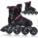 РЕГУЛИРУЕМЫЕ КОНЬКИ ABEC-7 ЖЕНСКИЕ РЕЗИНОВЫЕ КОНЬКИ ДЛЯ ДЕТЕЙ NILS 31-34