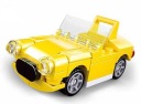 КИРПИЧ SLUBAN MINI CAR CABRIOLET ЖЕЛТЫЙ