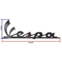 Наклейка-эмблема с логотипом Vespa 100x33 — Vespa GTS GTV LX LXV Sprint Chrome