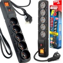 Удлинитель для защиты от перенапряжения, удлинитель ACAR, 5 розеток, 1,5 м.