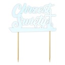 ТОППЕР СВЯТОЕ КРЕЩЕНИЕ ТОРТ бумажный, жемчужно-синий