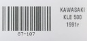 KAWASAKI KLE 500 91-03R FASTENERS RIGHT INSTALLATION FASTENERS  photo 5