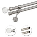 Карниз для штор 130 см для интерьера 19+19 мм SOLID MID