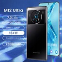 7.3-calowy smartfon M12 Ultra 16GB i 1T czarny Kolor czarny