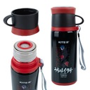 ТЕРМОС ДЛЯ МАЛЬЧИКОВ С КРУЖКОЙ ДЛЯ ДЕТЕЙ, МЕТАЛЛ ЧЕРНЫЙ NARUTO KITE