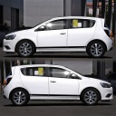 2PCS STRIPE CAR НАКЛАДКА GRAFICZNA УНІВЕРСАЛЬНЕ ВОДОВІДШТОВХУЮЧА RO  (17941651024) фото min 6