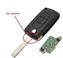 KEY FROM ELECTRONICS FOR PEUGEOT 307 308 407 607 CITROEN C2C3C4 C5 BH7VA2 