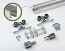 System do drzwi przesuwnych ścienny Iron 60kg 160