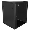 Подвесной шкаф LAN RACK 19'' 15U 450мм черный GTS