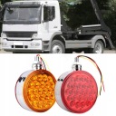 12V СВІТЛО ГАБАРИТНІ LED (СВІТЛОДІОД) 48 CZERWONO-POMARANCZOWYCH ДВОСТОРОННІЙ БОЛТ POJEDY  (17973530719) фото min 11