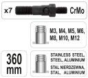 РУЧНАЯ ЗАКЛЕПКА-ГАЙКА M3-M12 YATO YT-36128