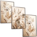 30x40 НАБОР РАМКИ КАРТИНЫ ПОСТЕРЫ РАМКА БУКЕТ ЦВЕТЫ ПРИРОДА БОХО ГОСТИНАЯ