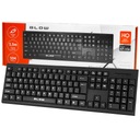 ПРОЧНАЯ ПРОВОДНАЯ КЛАВИАТУРА ТИХАЯ ПРОЧНАЯ USB QWERTY МУЛЬТИМЕДИЯ