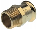 ГАЗОВЫЙ СОЕДИНИТЕЛЬ GZ 18 мм 1/2'' CU ЗАЖИМ