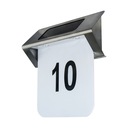 LAMPA SOLARNA KINKIET LED NUMER DOMU IP 44