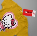 KOSZULKA DAMSKA KOBIECA T-SHIRT HELLO KITTY M PREZENT JAKOŚĆ Kolor żółty