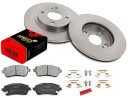 ПЕРЕДНИЕ ДИСКИ, КОЛОДКИ, FORD FIESTA VI 6 VII 7 mk6 mk7