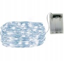 СВЕТОДИОДНЫЕ ЛАМПЫ НА ПРОВОДЕ, НА АККУМУЛЯТОРАХ - ХОЛОДНЫЙ БЕЛЫЙ 5M 50LED