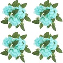 Искусственный подсвечник-гирлянда-цветок 4 шт.