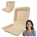 КОНТЕЙНЕР ПИЩЕВЫЙ ОДНОРОДНЫЙ ЭКО САХАРНЫЙ Тростник 10 ШТ.