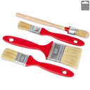 НАБОР КИСТЕЙ ДЛЯ МАСКИ, ПЛОСКИХ, ПРЯМЫХ, 4 ШТ.