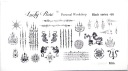 НАКЛЕЙКИ ДЛЯ НОГТЕЙ LUCKY ROSE BLACK-66