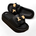 CZARNE GUMOWE KLAPKI DAMSKIE NILM 38/39