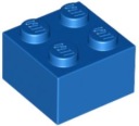 LEGO BEAM 2X2 СИНИЙ № 3003 ДЛЯ 2 ШТ.
