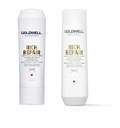 GOLDWELL RICH REPAIR ШАМПУНЬ 250 МЛ + КОНДИЦИОНЕР 200 МЛ МЯГКИЕ, ЛЕГКИЕ ВОЛОСЫ