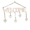 GIRLANDA DO OKNA ZAWIESZKA DREWNIANA