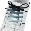 Двухцветные черно-белые шнурки