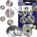 НАБОР РЕЖУЩИХ ДИСКОВ ОТВЕРТКА-ПЕРЕХОДНИК ДЛЯ МИНИ-ДИСКОВ 6 шт.