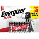 8 батарей AAA ENERGIZER MAX Ultra+ LR03 1,5 В