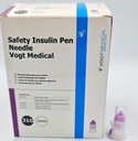 Безопасные одноразовые иглы для ручек 31G (0,25 х 5 мм) Vogt Medical 100 шт.