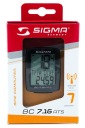 ВЕЛОСИПЕДНЫЙ РЕГИСТРАТОР SIGMA BC7.16 БЕСПРОВОДНОЙ, ЧЕРНЫЙ