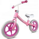 Rowerek biegowy lekki rower dziecięcy dla dziewczynki koła EVA 12&quot; różowy Wzrost 80-108 cm