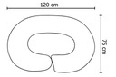 Подушка для беременных, для сна, кормления, для беременных, кокон + аксессуары
