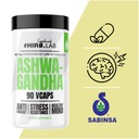 ASHWAGANDHA экстракт женьшеня стресс 9% 54 мг сильная память 90 капсул