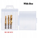 Сверла с винтовой резьбой и шестигранным хвостовиком с титановым покрытием