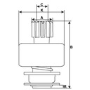 BENDIKS DE DÉMARREUR VALEO D7E31 32 SD3030 234996 photo 5 - milautoparts-fr.ukrlive.com